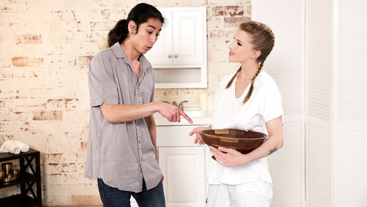 Pissed Off Natural Tits Redhead