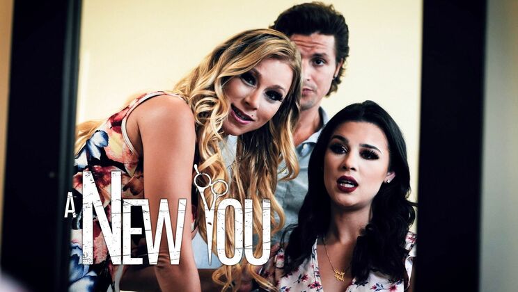 New Experience: Lesbian Sex with a Blonde and Brunette