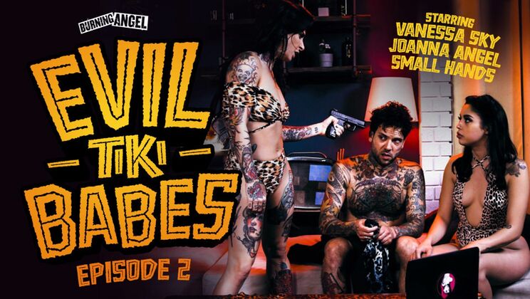 [BurningAngel] - Tiki Seductions: Deepthroat and Blowjob - Vanessa Sky - Small Hands - Joanna Angel