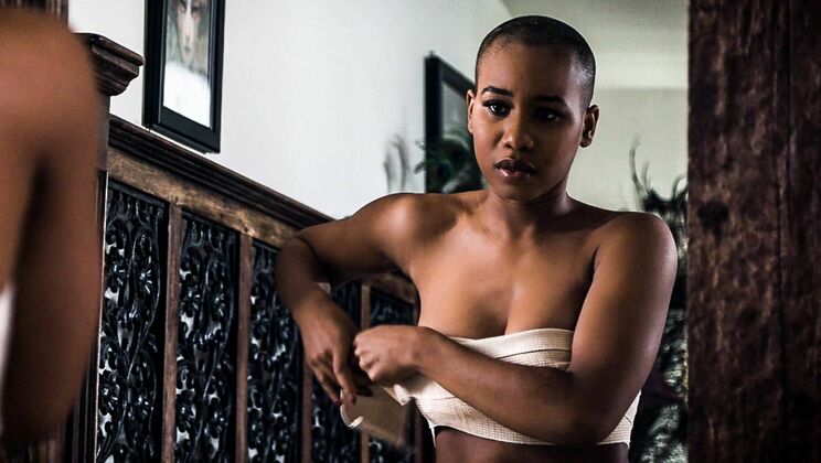 [PureTaboo] - Teen Ebony Lesbian: A Deepthroat Delight