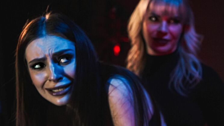 Maya Kendrick & Dana DeArmond Take Double Penetration - Big Tits, Facial & Domination