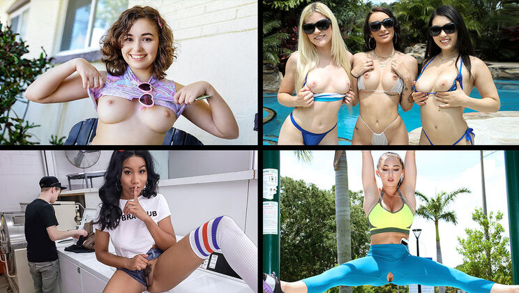 [TeamSkeetSelects] - Flashing in Public with Alessia - Bethany Benz - Alex Coal - Stella Rae - Alessia Luna