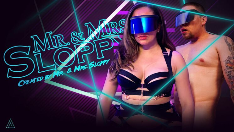 [ModelTime] - Mrs. Sloppy Lingerie and Pussy Licking Show - Mr. Sloppy - Mrs. Sloppy