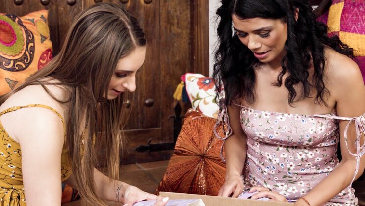 [WebYoung] - Big Boobs Latina Gets Licked - Penelope Kay - Harley Haze