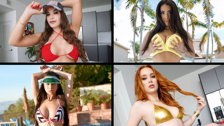 [TeamSkeetSelects] - Curvy Models In Sexy Swimwear - Jade Kush - Stacy Bloom - Indica Flower - Amirah Styles