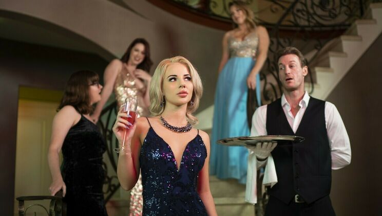 [Babes.com] - Petite Bella Gives Slurpy Blowjob Before Riding Reverse Cowgirl - Ryan Mclane - Bella Elise Rose