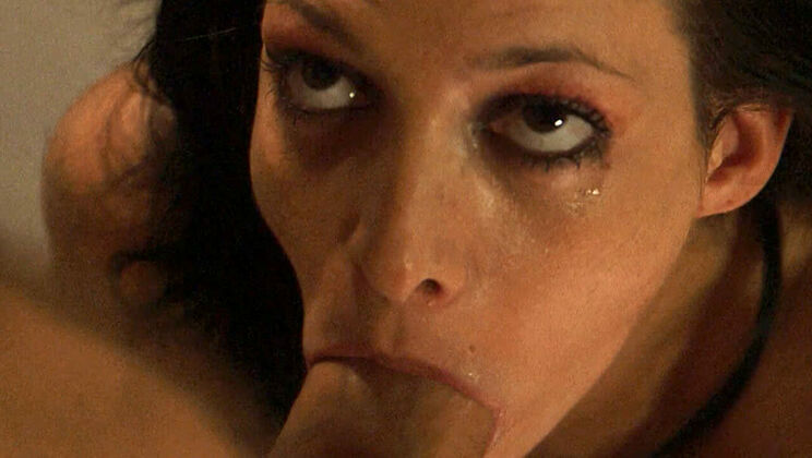 Big Tits Brunette Gets Gagged