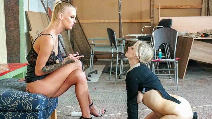 Sex Toy Play with Blonde Kirsty Waterfall