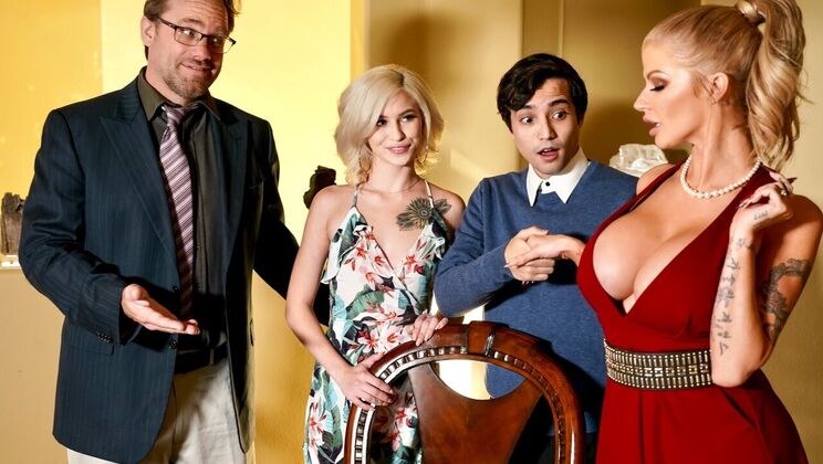 [Brazzers] - Lesbian Footjob and Facial Fun