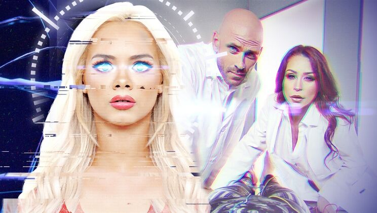 [Brazzers] - Small Tits Redhead in Threesome with Big Tits Blonde