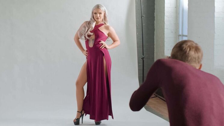 Facial for Blonde Model Lana Rose