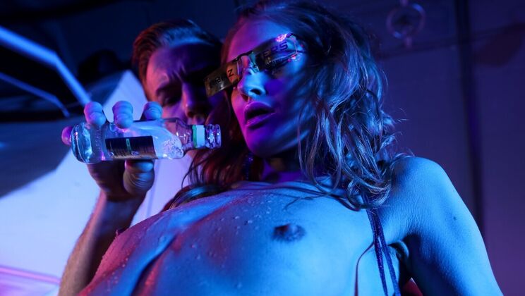 Hungarian Blonde Bites Down on Big Cock