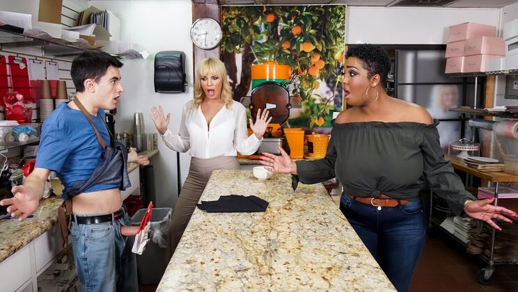 [LilHumpers] - Reverse Cowgirl with Big Tits Barista