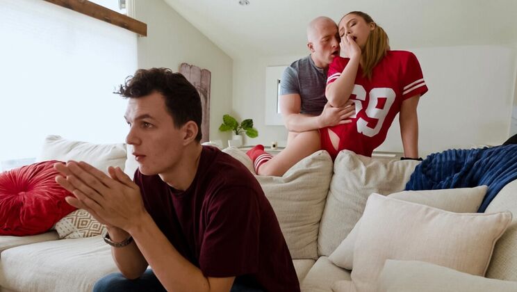 [SneakySex] - Blonde Bombshell Lucy Doll in Interracial Sex - Lucy Doll - Zac Wild