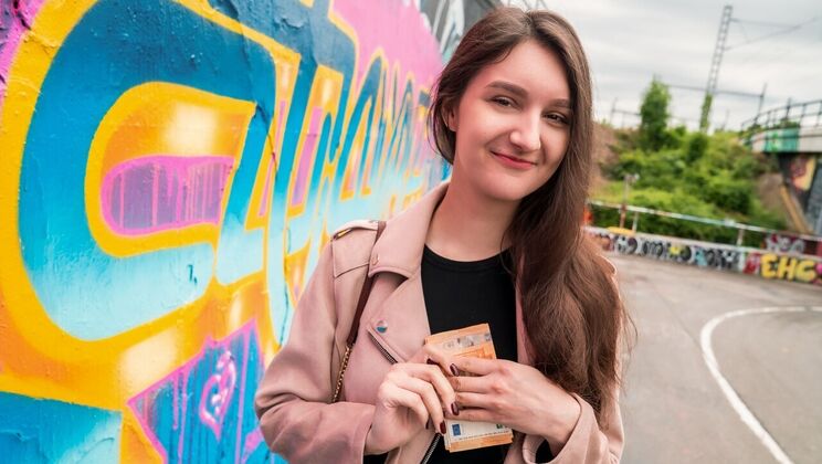 [PublicAgent] - Tattooed Brunette Student Fucked in Public