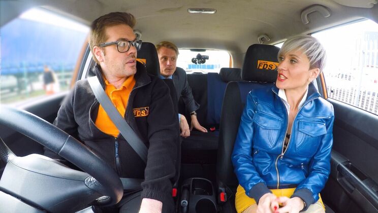[FakeDrivingSchool] - Blonde Bombshell Gets Fucked by Boss