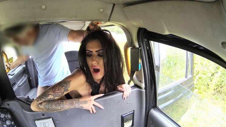 Creampie After Anal Sex with Brunette Cheater