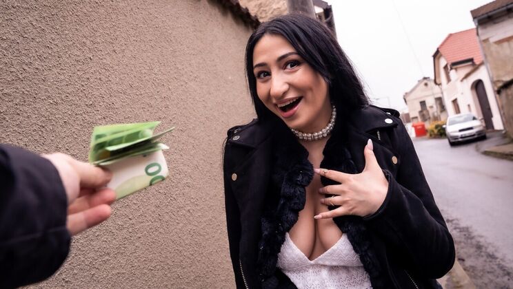 [PublicAgent] - European Girl with Big Tits Enjoys Handjob