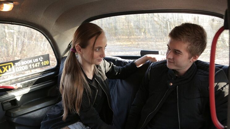 [FemaleFakeTaxi] - Czech Amateur Gets Cum on Her Tits