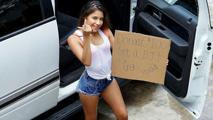 Car Wash Shenanigans with Teen Spinner