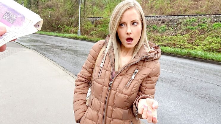 Student Outside Doggystyle FUCK with POV