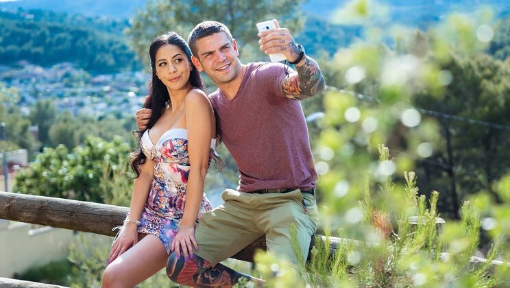 [DaneJones] - Outdoor Blowjob for Brunette Beauty