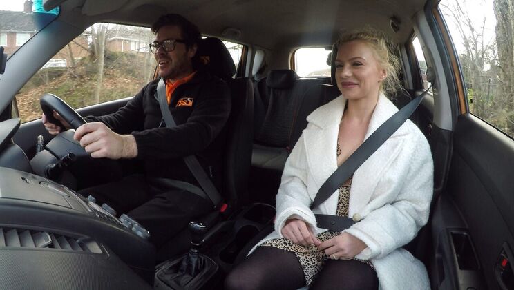 Blonde Polish Teen's Driving School Fuck