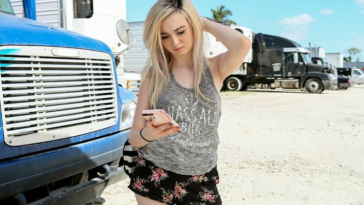 [StrandedTeens] - Blonde Teen Fucks For Transport Sex - Lexi Lore - Jesse Black