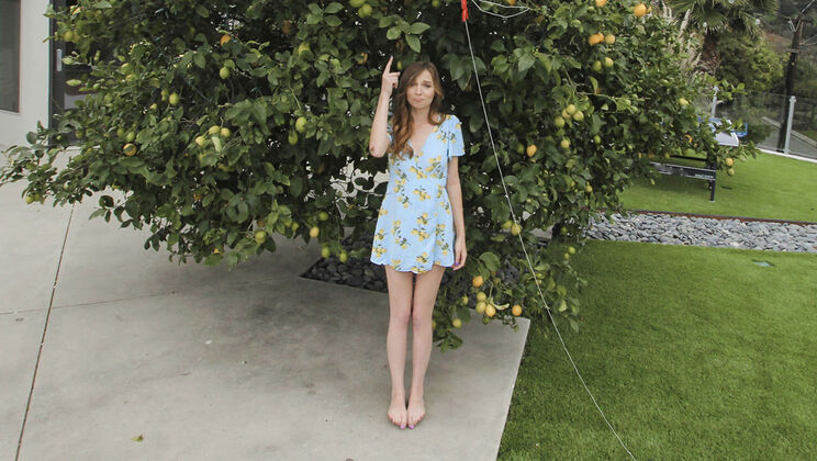 Teen's Piggyback Ride Ends in Cum