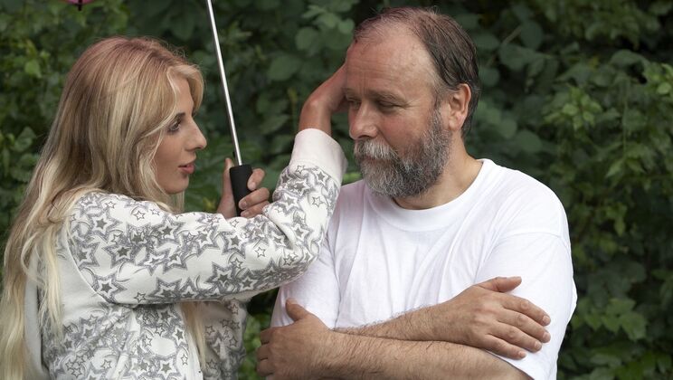 [Oldje] - Big Tits Blonde Sherman and Aneta in Steamy Jacuzzi