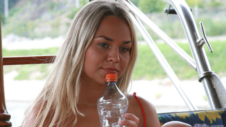 [Oldje] - Natural Tits and Ball Licking with Mia Leone