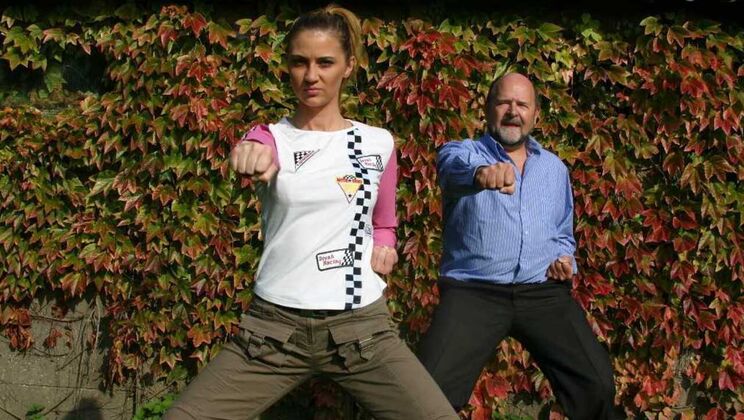 [Oldje] - Blonde Rodica and Eugene Outdoor Fuck - Eugene - Rodica