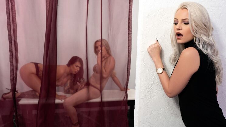 Blonde Beauties in Cowgirl and Missionary