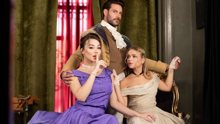 [TransAngels] - Russian Beauties in Anal Play - Alexa Flexy - Emma Rose - Papi Kocic