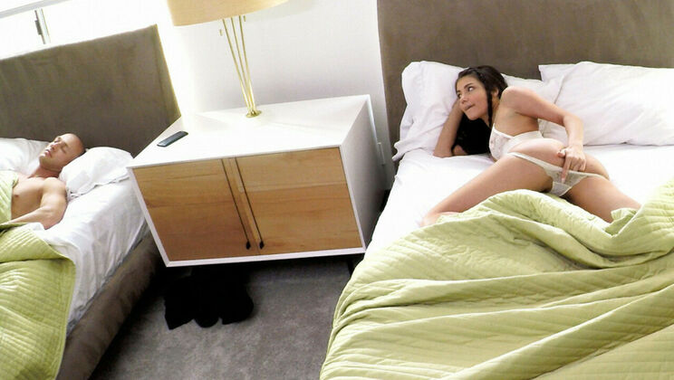 [SpyFam] - Step-Brother Surprises Horny Step-Sister In Bed