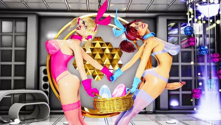 [Futanarica] - Lingerie Bunnies in Anal and Blowjob Riot - Kira Noir - Jake Adams - Whitney Wright - April Oneil - Wolf Hudson - Serene Siren