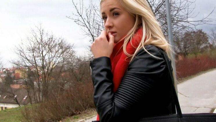 [PublicPickups] - Cute Small Tits Euro Blonde - Cayla Lyons