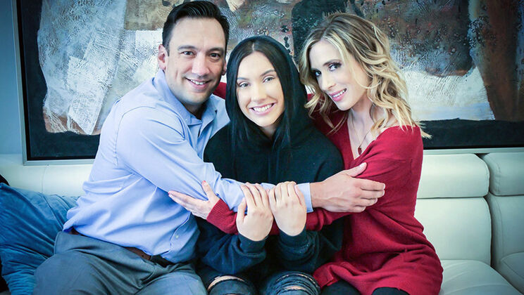 [FosterTapes] - Stepmom Gets Intimate with Teen and Guy - Aiden Ashley - Bobby Beefcakes - Jazmin Luv