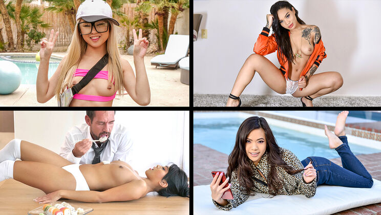 [TeamSkeetSelects] - Compilation of Adorable Asian Chicks