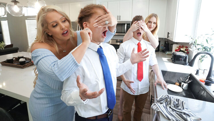 [MomSwap] - Home Invasion of Pussy and Tits