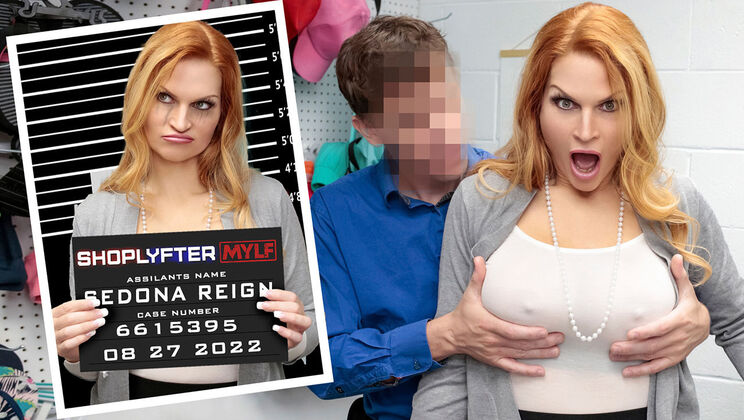 [ShopLyfterMYLF] - Blonde Milf Karen Gets Caught Stealing - Rion King - Sedona Reign