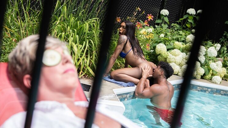 [TransAngels] - Black Cock Meets White Ass Part 2 - Leilani Li - Kenzo Alvarez