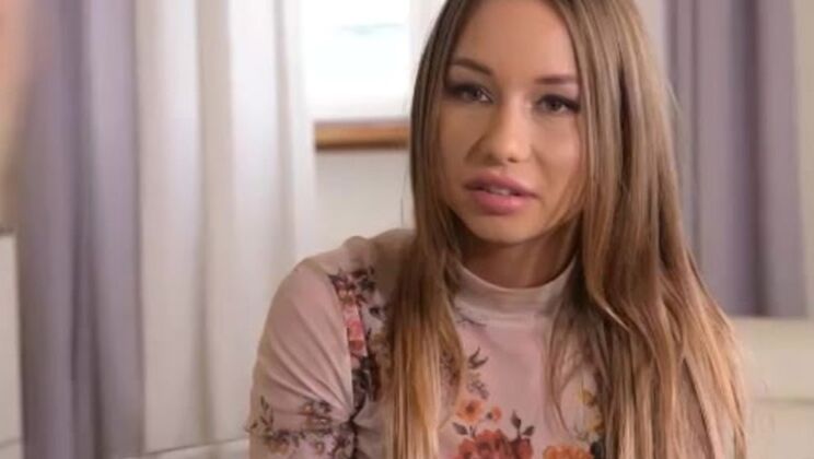 Taylor Sands in High Heels Takes DP