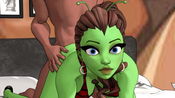 [AdultTimeAnimation] - Cumshot in the Big Ass Portal - Carter Cruise - Jake Adams