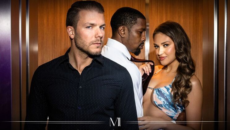 Doggystyle Threesome with Black Stud