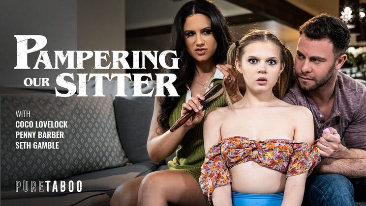 [PureTaboo] - Blonde Babysitter's Sex Game - Seth Gamble - Penny Barber - Coco Lovelock