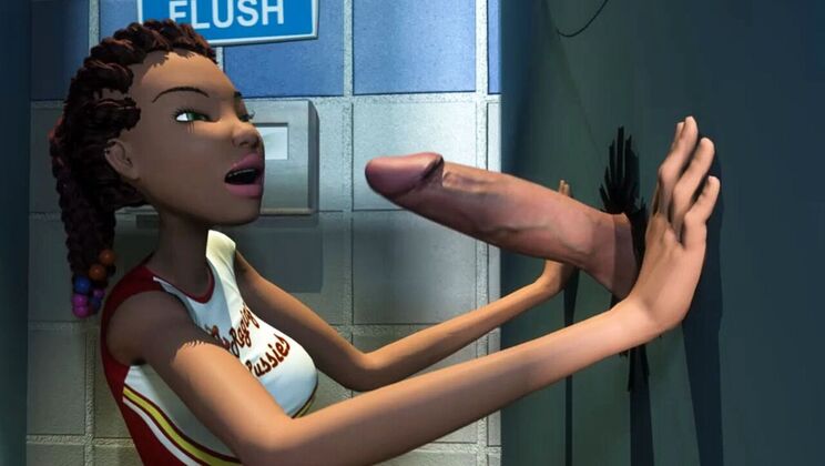 [AdultTimeAnimation] - Glory Hole Moly Gets Facial