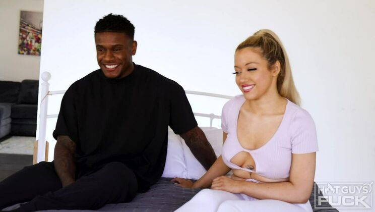 [HotGuysFuck] - Calvin Beckham's BBC Conquers Francesca Rossi's Desires - Francesca Rossi - Calvin Beckham