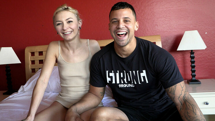 [HotGuysFuck] - Latino Heartthrob Tony Romero Meets Tiny Blonde Clara Fargo - Clara Fargo - Tony Romero