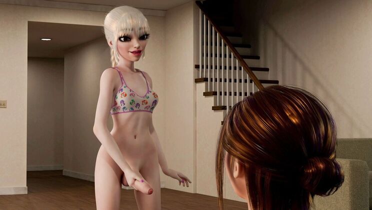 [AdultTimeAnimation] - Door 2 Door Anal Creampie for Brunette Teen - Tiffany Tatum - Simon Kitty